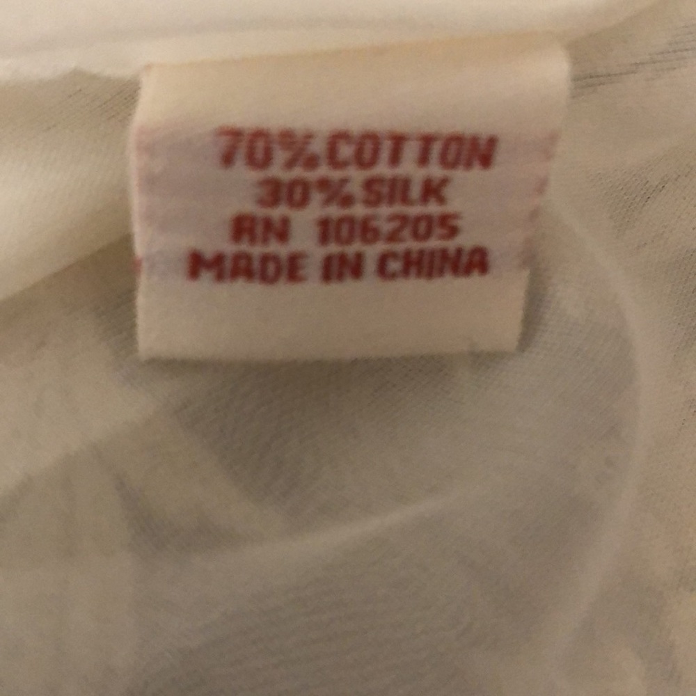 Sundance ivory short sleeve top. Medium - Picture 11 of 11